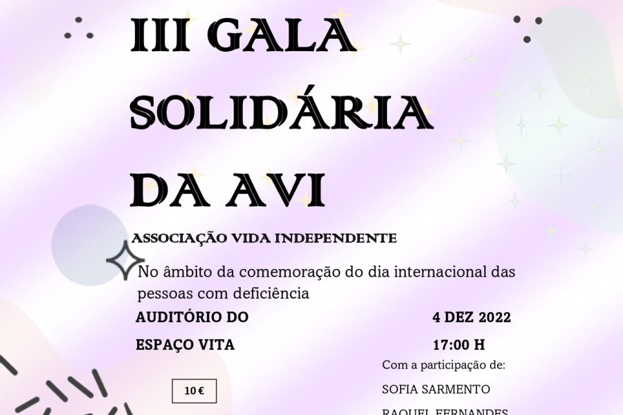 3ª Gala Solidária da AVI